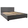 006-000043 Брачен кревет MONARCA темно сива 160x200cm