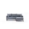 825BLC1691 Софа Bella Soft Mini Köşe Right - Blue