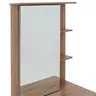 249-000026 Тоалетна маса со огледало Zelia во боја на даб 60x40.5x151cm