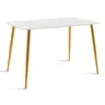 029-000086 Трпезариска маса Paris marble pattern-golden
