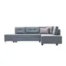 825BLC2545 Софа Manama Corner Sofa Bed Right - Light Blue