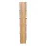 225-000026 Полица за книги mini Tars сонома-црна 50x22x150cm