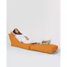 248FRN1216 Bean Bag Siesta Sofa Bed Pouf - Orange