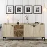 845HCT5612 Комода Venedik - Walnut, Travertine