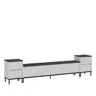 382NRC1136 Тв комода Imaj - White, Marble