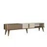 845HCT5605 Тв комода Milan - Walnut, Travertine