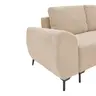 074-000042 Settee тросед на развлекување со складирање беж ткаенина
