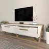 875ZNA4585 ТВ Комода Astrid - White, Walnut
