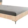 362-000005 Дупли кревет Monacol во природна со темно сива боја 160x200cm