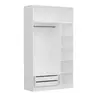 506MNR2419 Плакар Minar 3 Mebran Kapak 2 Çekmece 235 - White