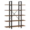 197-000228 Полица Esthon орев-црн метал 120x28x180см