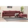825BLC1521 Софа Bella Corner Sofa Right 1 - Claret Red