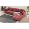 825BLC1521 Софа Bella Corner Sofa Right 1 - Claret Red