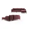 825BLC1521 Софа Bella Corner Sofa Right 1 - Claret Red