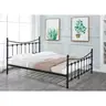 285-000018 Кревет Beowulf црн метал 150x200x102cm