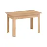 184-000097 Трпезариска маса Quiin проширлива меламин во боја на даб 120-174x70x73.5cm