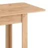 184-000097 Трпезариска маса Quiin проширлива меламин во боја на даб 120-174x70x73.5cm