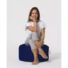 248FRN1313 Bean Bag Round Pouf - Dark Blue