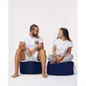 248FRN1313 Bean Bag Round Pouf - Dark Blue