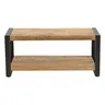 113-000032 Клуб маса Miles wood walnut-black