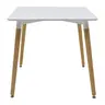 292-000106 Трпезариска маса Natali бела  80x80x76см
