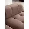 560ARE1837 Софа Doblo 3 Seater with Pouffe ( L1-O1-1R-Pouffe) - Cappuccino