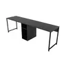 241NRD1104 Биро Twin Study Desk - Anthracite
