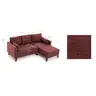 825BLC1519 Софа Bella Corner Sofa Right 2 - Claret Red