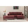 825BLC1519 Софа Bella Corner Sofa Right 2 - Claret Red