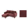 825BLC1518 Софа Bella Corner Sofa Left 2 - Claret Red