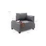 825BLC1013 Софа Fly Armchair Right - Grey