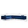 569HLN1317 Софа Como Left - Navy Blue