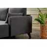 825BLC2576 Софа Bella Corner Sofa Right - Anthracite