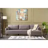 825BLC2584 Софа Bella Corner Sofa Right - Brown