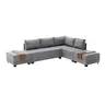 825BLC1003 Софа Fly Corner Sofa Bed Right- Grey