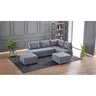 825BLC1003 Софа Fly Corner Sofa Bed Right- Grey