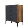 845HCT1201 Комода Lizbon 536 - Walnut, Anthracite