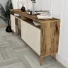 845HCT5606 Комода Milan - Walnut, Travertine