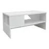 123-000241 Клуб маса Naya Coffee Table бела 93x46x43см