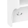 184-000126 Закачалка CROSTA во бела боја 80×28×40 cm