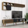 845HCT3111 ТВ Комода Milan TV - Walnut, Anthracite