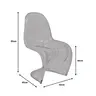 292-000018 Стол Xyofa PC проѕирен 42x45x85cm