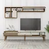845HCT3110 ТВ Комода Milan TV - Walnut, Cream