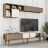 845HCT3110 ТВ Комода Milan TV - Walnut, Cream