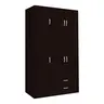 361-000068 Трикрилен плакар со фиоки Ројалво венге боја 150x58x230см