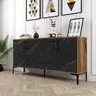 845HCT5327 Комода Kiev 160 - Walnut, Black Marble