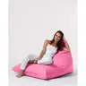 248FRN1196 Bean Bag Pyramid Big Bed Pouf - Pink