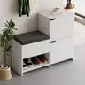 855DTE5168 Плакар за претсобје Haven Shoe Bench - White
