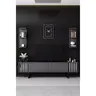 618BLY1142 Тв комода Chrome Line - Anthracite, Black