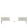 475OLV2639 Тв комода Nil - White, Gold